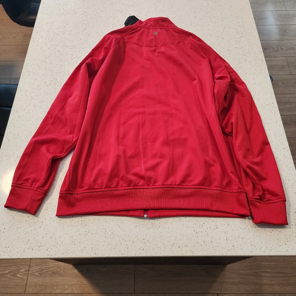 Large Red Stormtech Performance Budweiser Sweater NWT - Picture 5 of 5